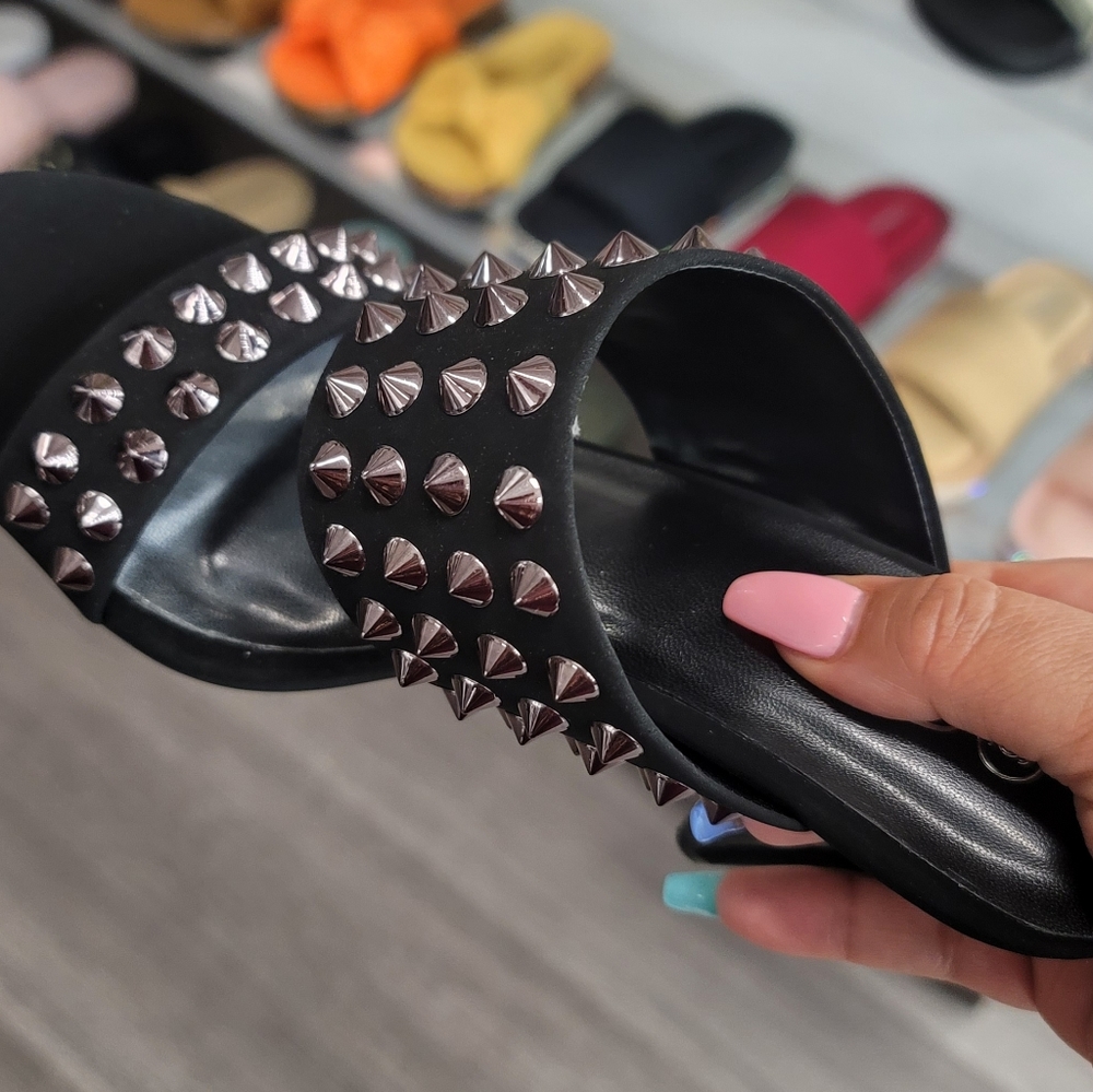 BELLA Radar Spiked Stiletto Mules shoesY - Picture 5 of 9